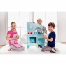 Žaislinė medinė virtuvėlė | Su priedais | Blue Kitchen | Classic World CW4157